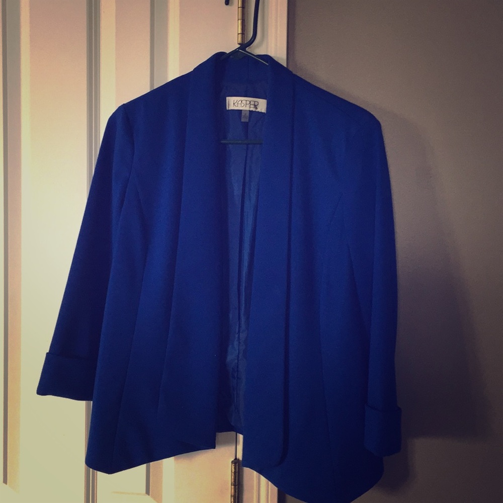 Blue Kasper Blazer